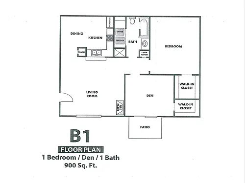 Floor plan B1
