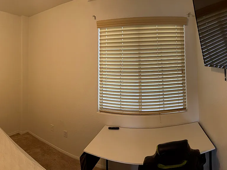 Lamp, Bed, window, desk, gaming chair, TV, Closet. All utilities included. High Speed Wifi Cox Gigablast!