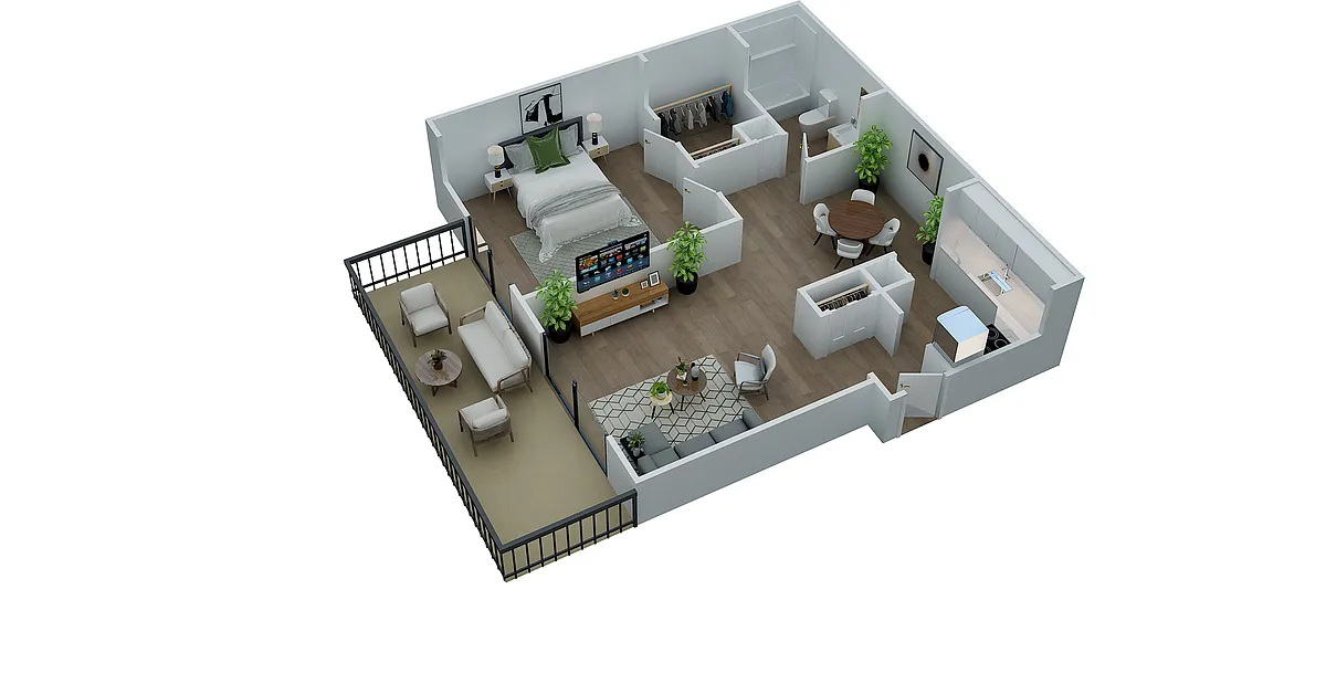 Floor plan Huron