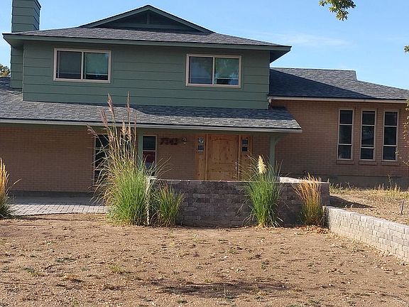 NEW front entry, patio, wall
