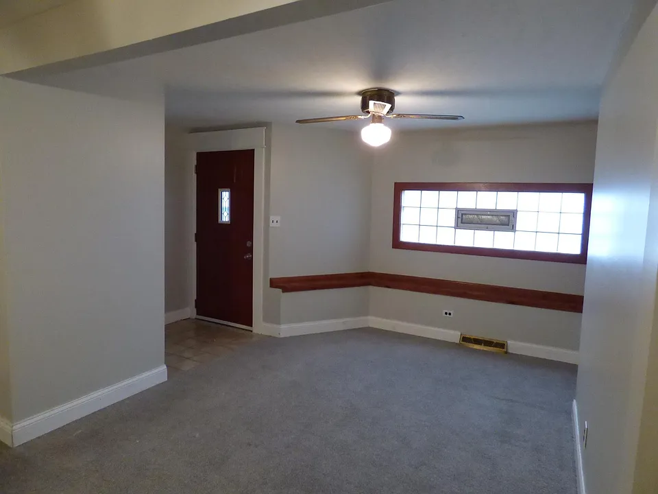 Front door and Den