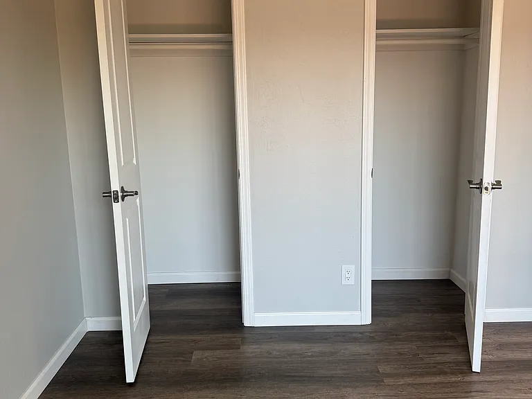 Bedroom #2-Master bedroom double closets.