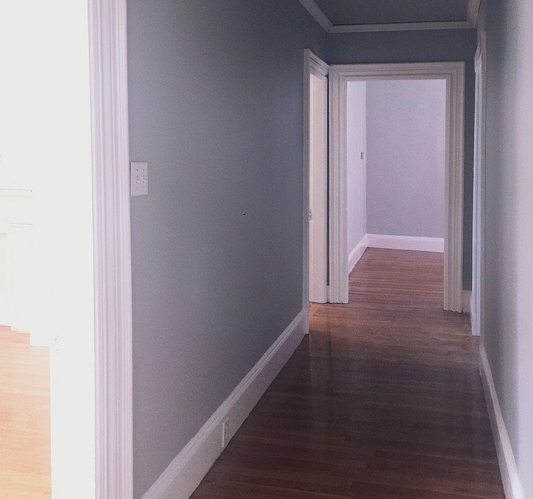The front hall.