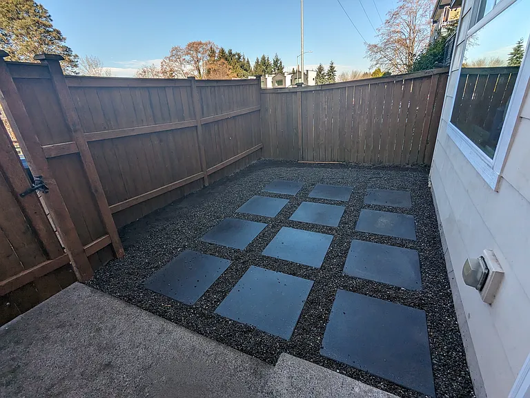 New front yard patio for you to enjoy
