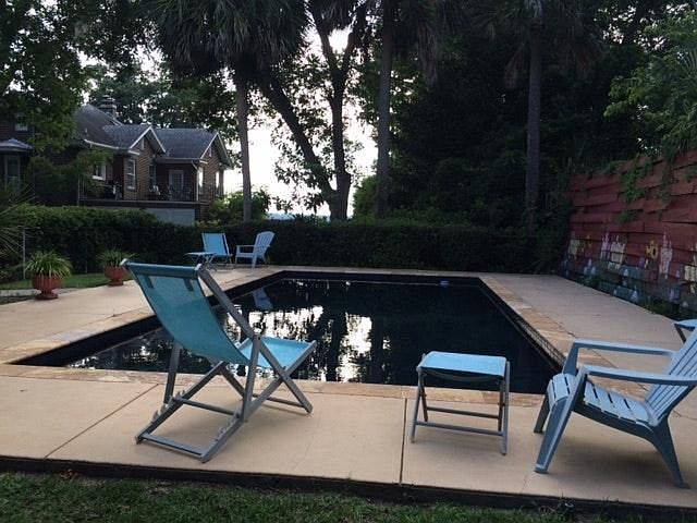Pool on property. Ashley River view.