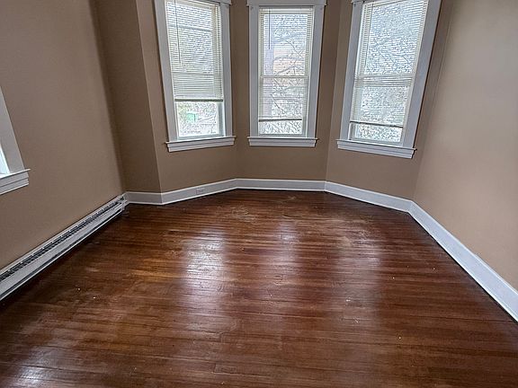 View of room from the entry door.