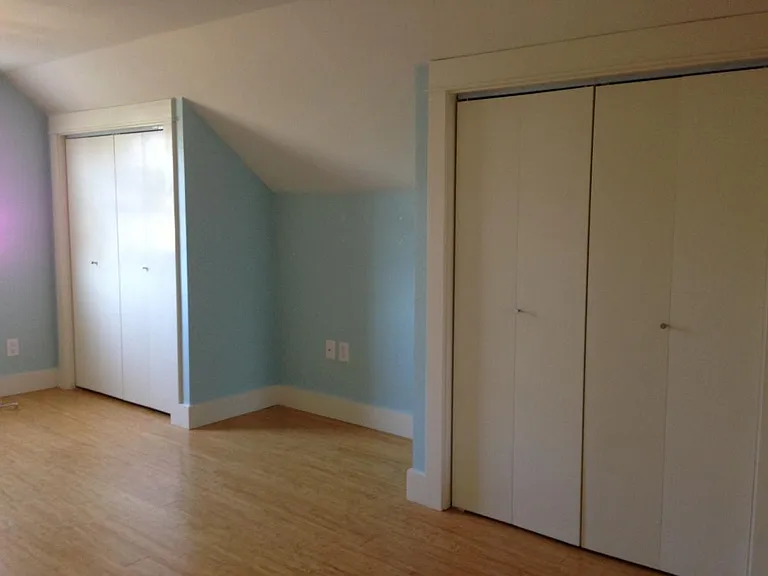 Bedroom 3: Large room, lots of closets and built-in storage