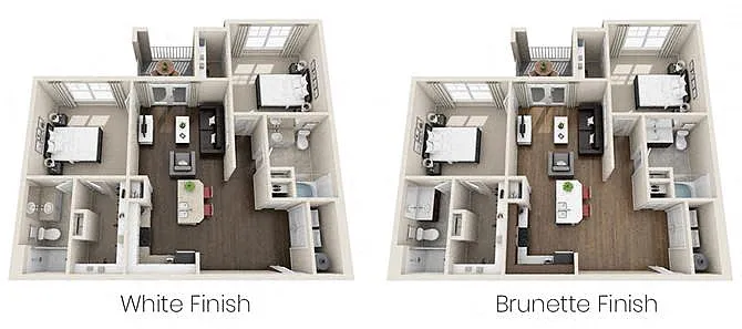 Floor plan Two Bedroom