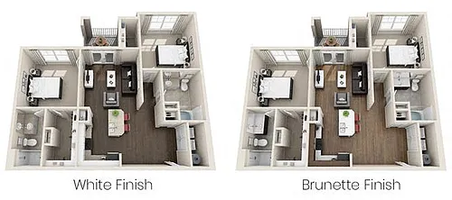 Floor plan Two Bedroom