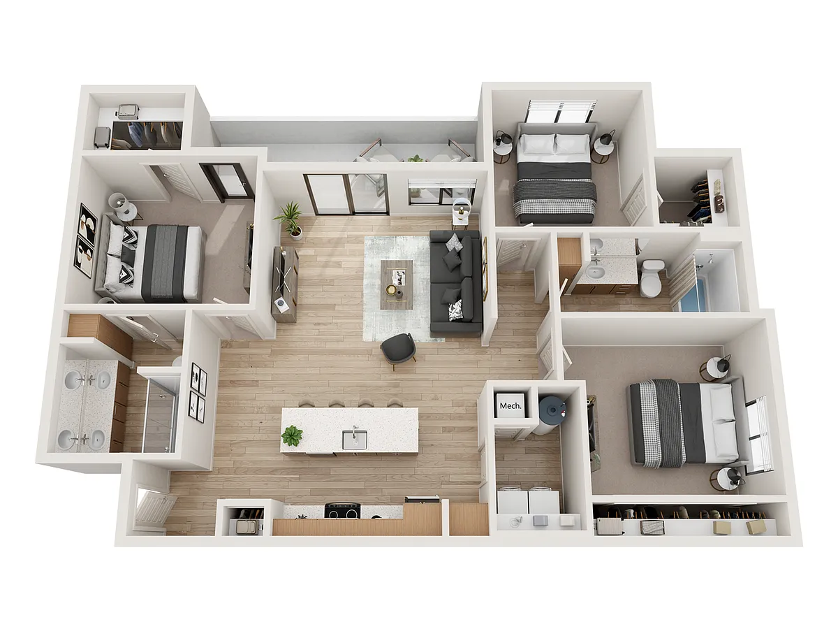 Floor plan Steel