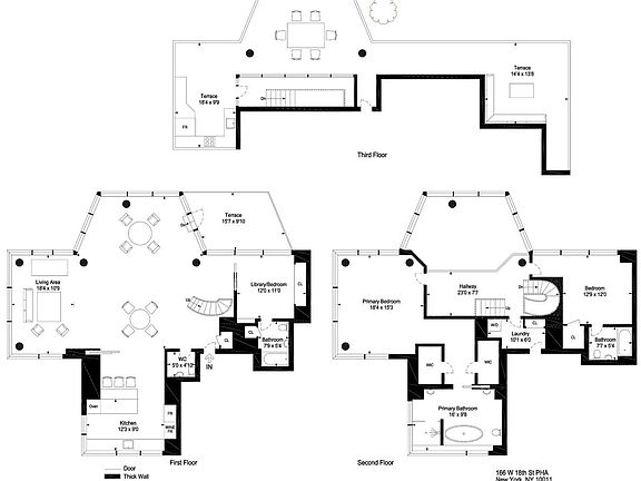 2nd image of 166 W 18th St Penthouse A