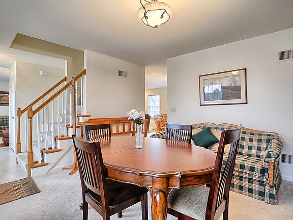 Space for table and buffet