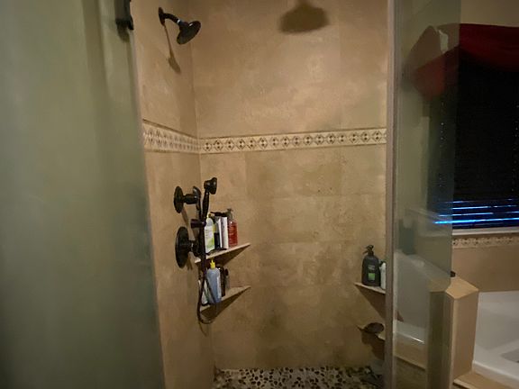 Master shower