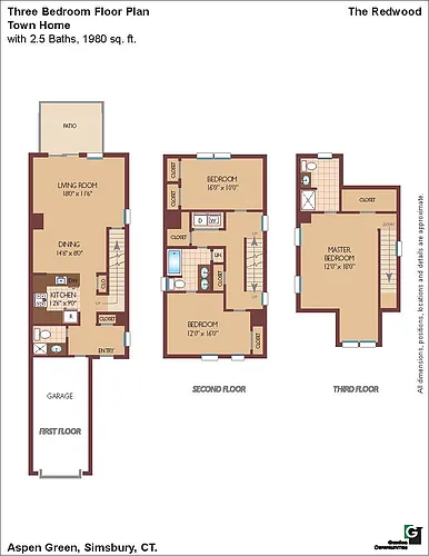 Floor plan $2.17/sq.ft. - The Redwood