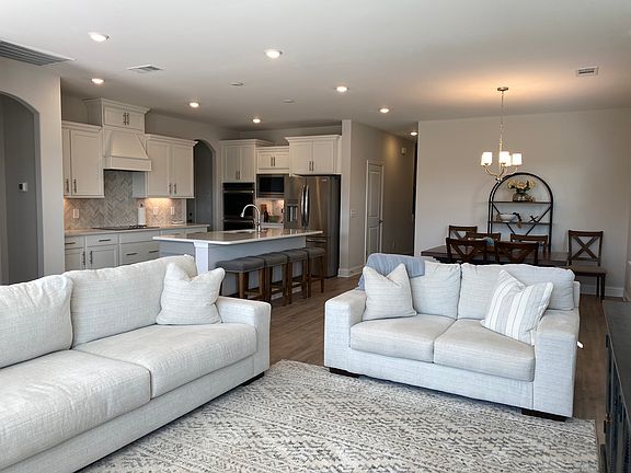 View of the open concept living space.