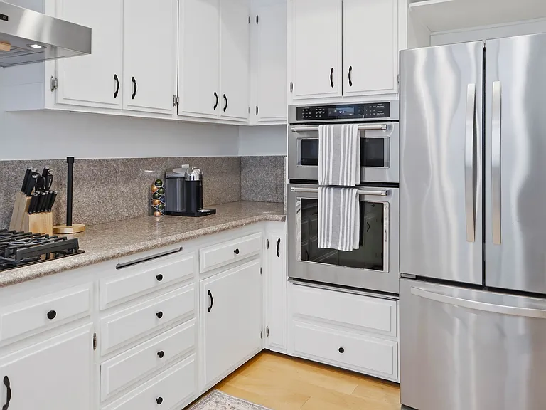 Top of the line KitchenAid appliances.