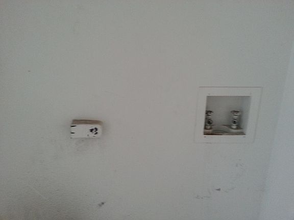 washer dryer hook-ups