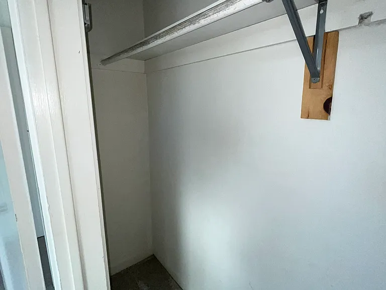 There's a full closet in EACH bedroom.