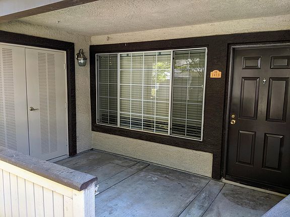 Large private front porch (laundry closet to the left).