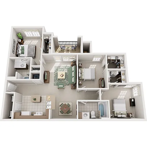 Floor plan Courtney Luxe
