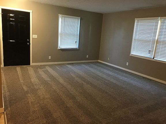 Hallway view of living room