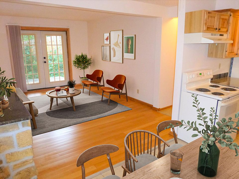 Living Room (kitchen appliance are updated with stainless)