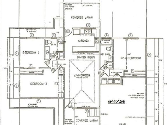 Floor plans for the upstairs