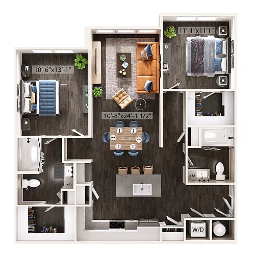 Floor plan Brackett