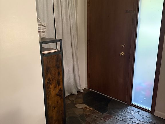 Granite stone flooring at entrance