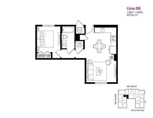 Floor plan Line 08