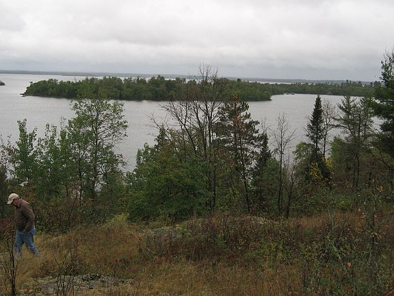 view above cabin