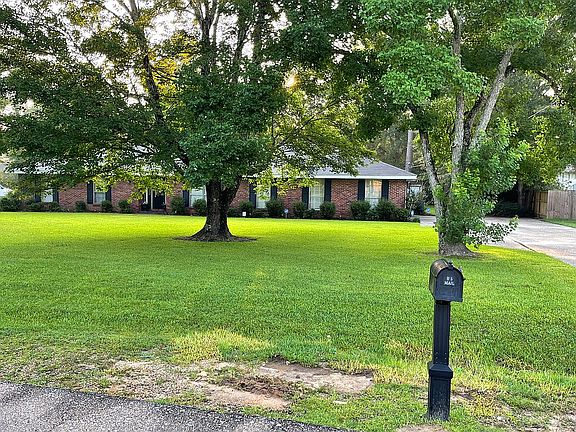Yard with mature trees