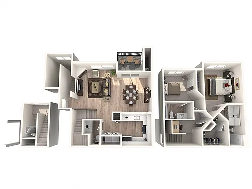 Floor plan THE AVONDALE RENOVATED