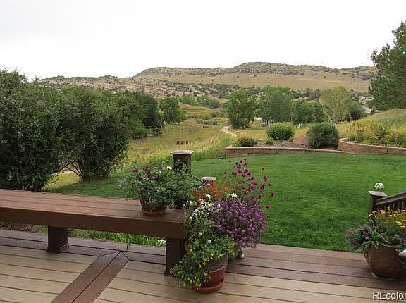 large deck overlooking open space