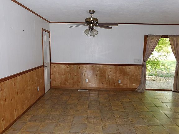 Dining room open to kitchen
