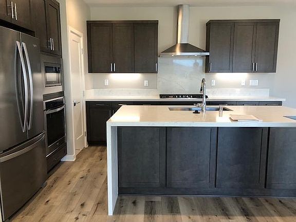 Quartz countertops and walk-in pantry