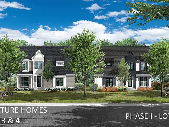 Proposed 4 Home streetscape with Future Phase II