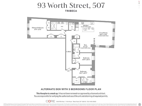 2nd image of 93 Worth St Suite 507