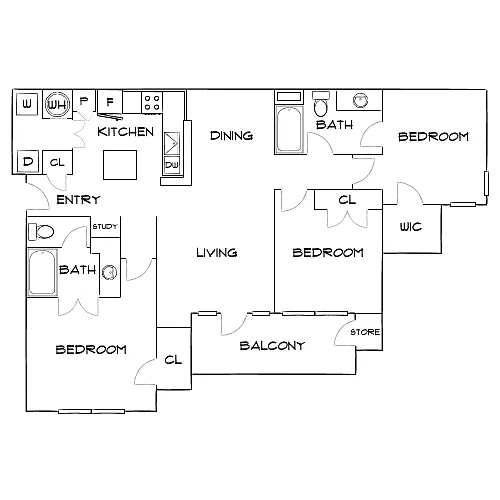 Floor plan Design 3A Premier