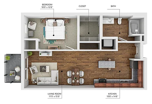 Floor plan A3 - Be