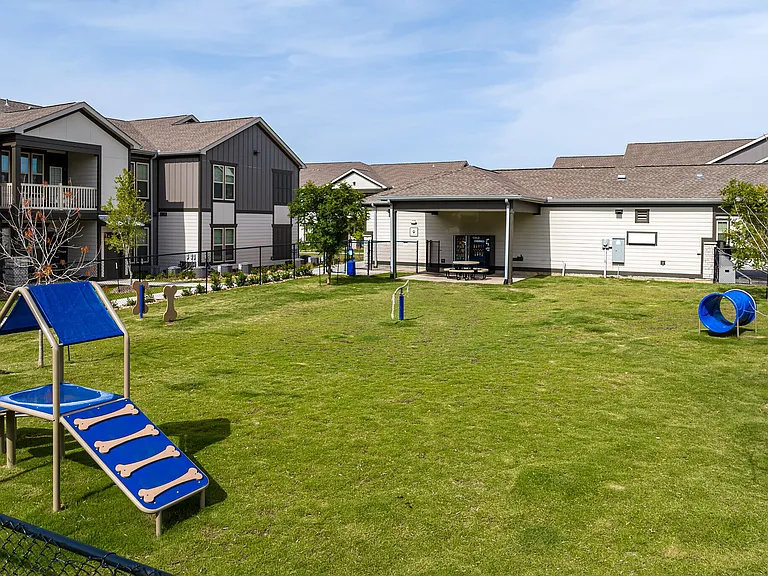Secure and fun dog play area