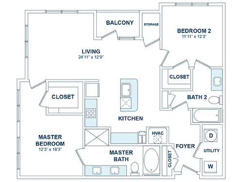 Floor plan B2