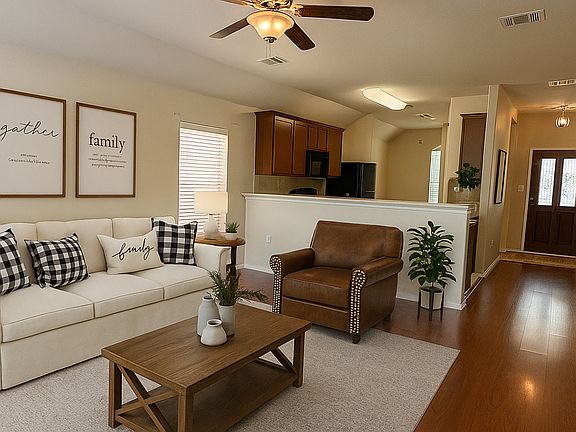 Open Living Room- staged