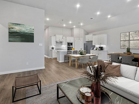 Open, airy floorplan