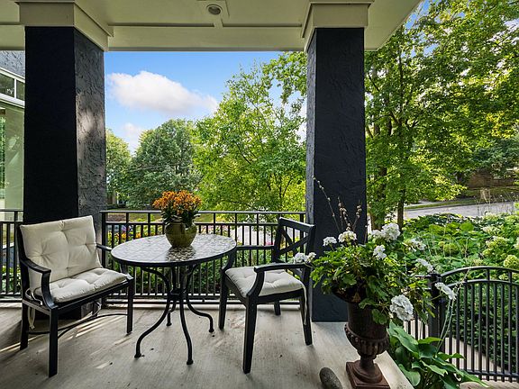 Lovely front porch area to greet guests or unwind