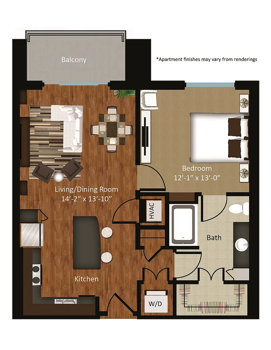 Floor plan A14-R
