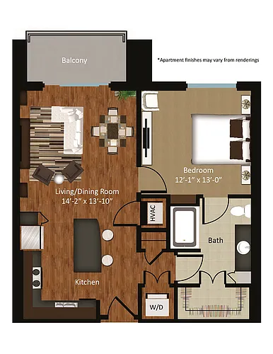 Floor plan A14-R