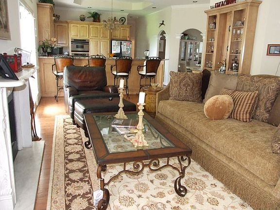 Family Room and View of Kitchen