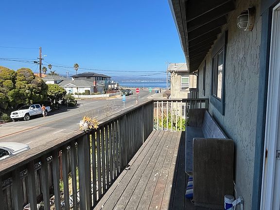 View of Monterey Bay from deck
