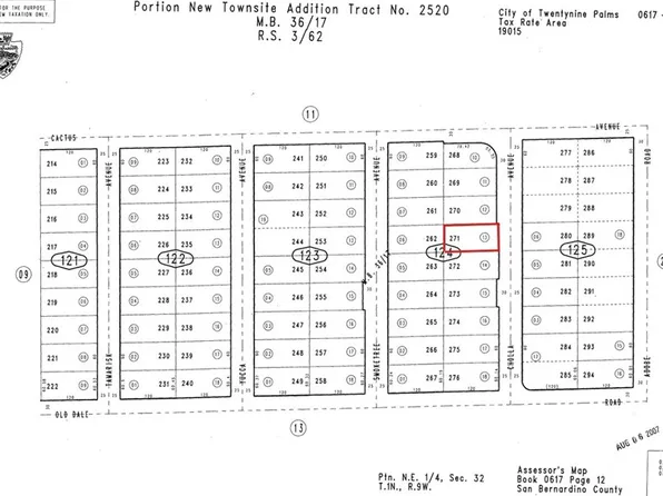 6646 Cholla Ave Lot 271-29, Twentynine Palms, CA 92277